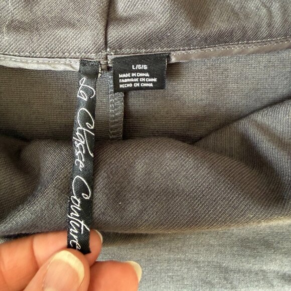 🖤 La Classe Couture T-Shirt Dress | Casual Chic | Soft Stretch | Size Large - Picture 5 of 6